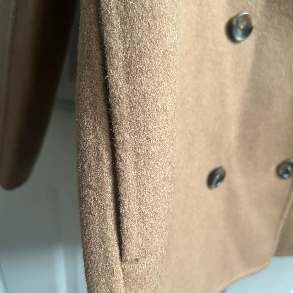 New Alex Mill Camel Sophia Coat in Wool Women’s Jacket Sz M - Picture 11 of 16